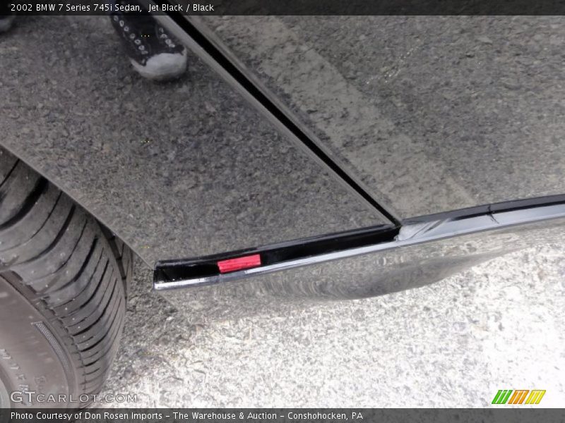 Jet Black / Black 2002 BMW 7 Series 745i Sedan