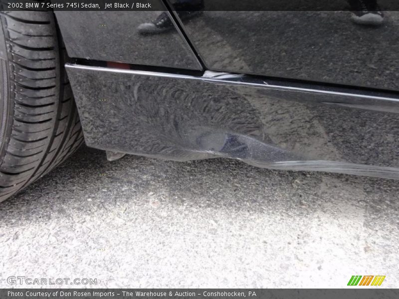 Jet Black / Black 2002 BMW 7 Series 745i Sedan