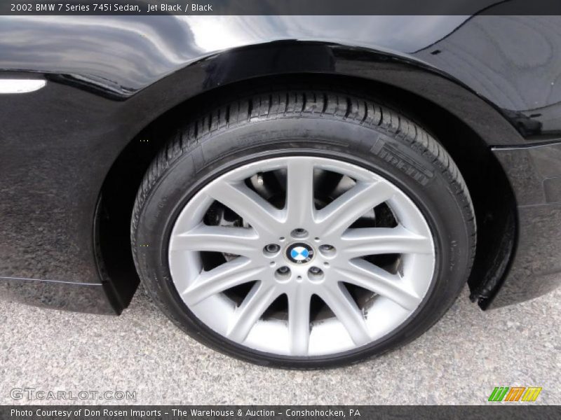 Jet Black / Black 2002 BMW 7 Series 745i Sedan
