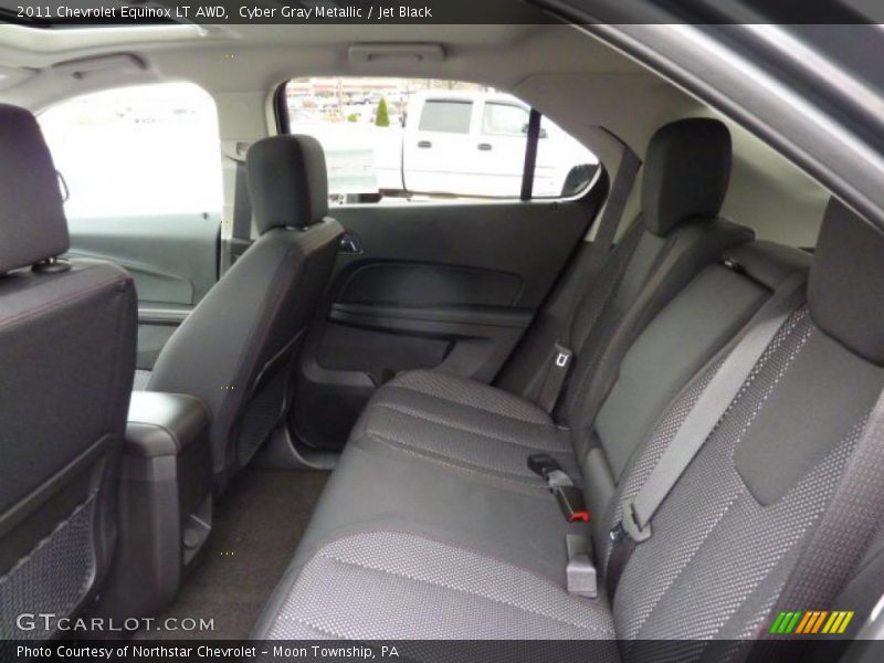 Cyber Gray Metallic / Jet Black 2011 Chevrolet Equinox LT AWD