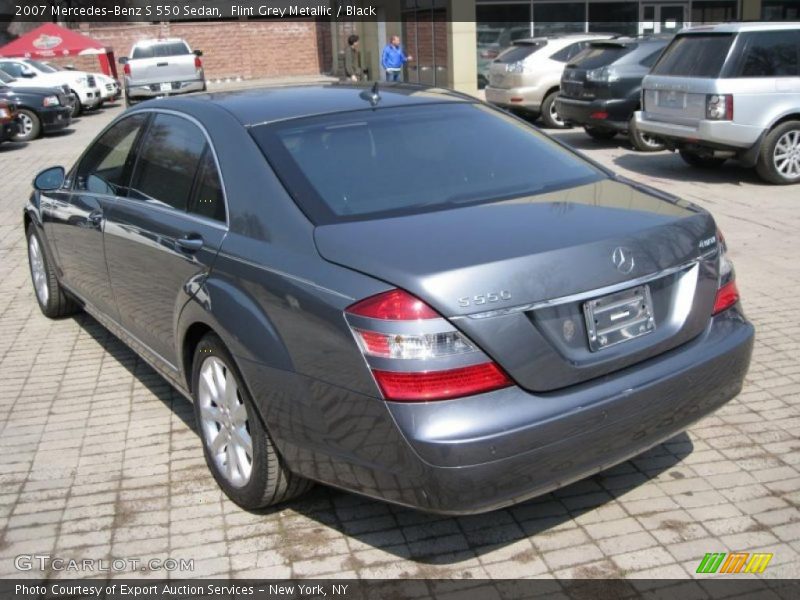 Flint Grey Metallic / Black 2007 Mercedes-Benz S 550 Sedan