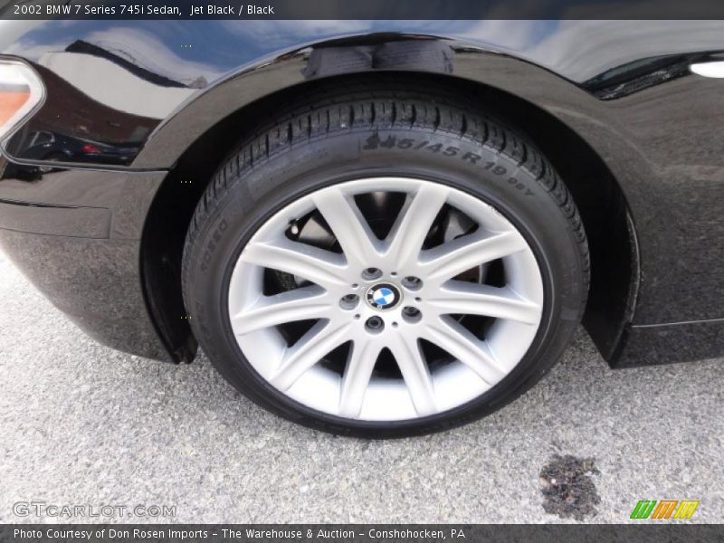 Jet Black / Black 2002 BMW 7 Series 745i Sedan