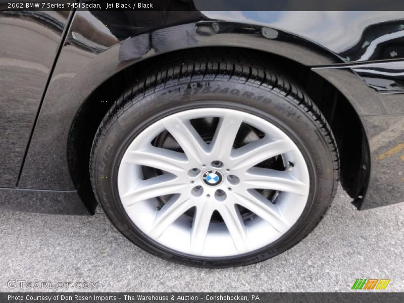 Jet Black / Black 2002 BMW 7 Series 745i Sedan