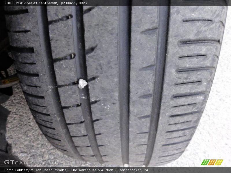 Jet Black / Black 2002 BMW 7 Series 745i Sedan