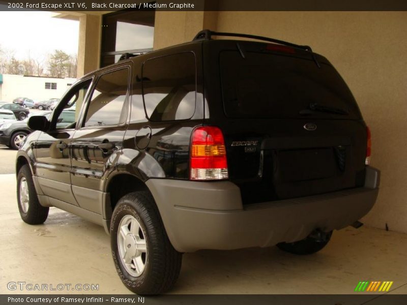 Black Clearcoat / Medium Graphite 2002 Ford Escape XLT V6