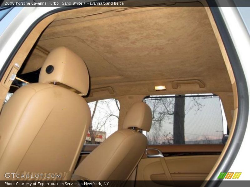 Sand White / Havanna/Sand Beige 2008 Porsche Cayenne Turbo