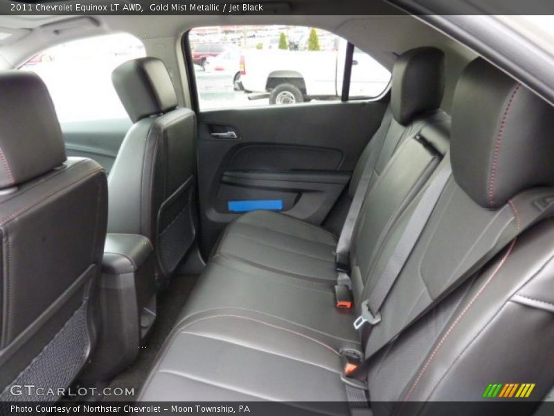 Gold Mist Metallic / Jet Black 2011 Chevrolet Equinox LT AWD