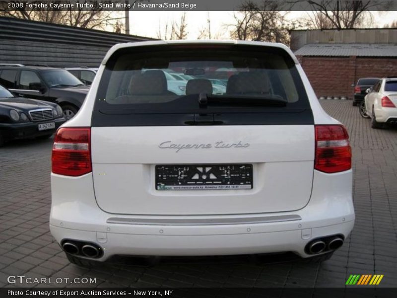 Sand White / Havanna/Sand Beige 2008 Porsche Cayenne Turbo