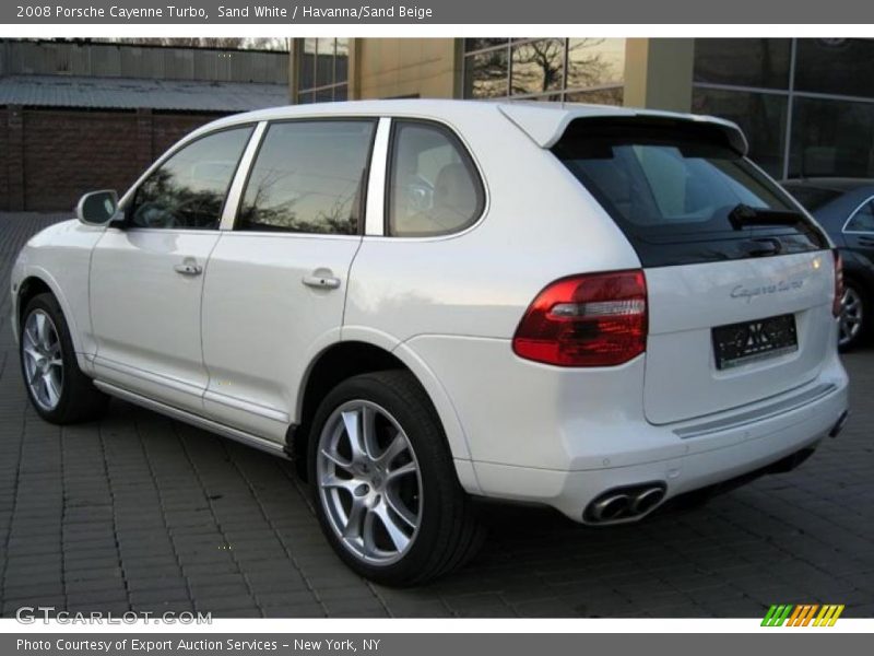 Sand White / Havanna/Sand Beige 2008 Porsche Cayenne Turbo