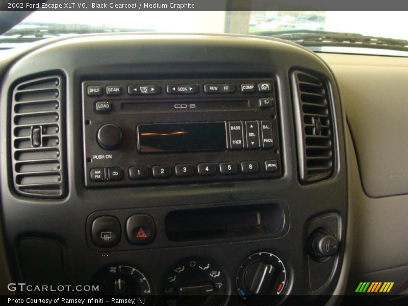 Black Clearcoat / Medium Graphite 2002 Ford Escape XLT V6