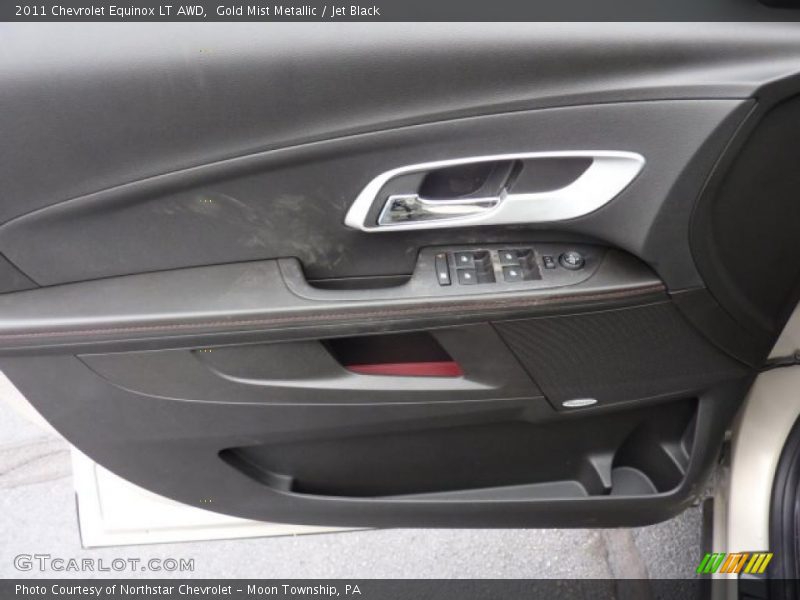 Gold Mist Metallic / Jet Black 2011 Chevrolet Equinox LT AWD