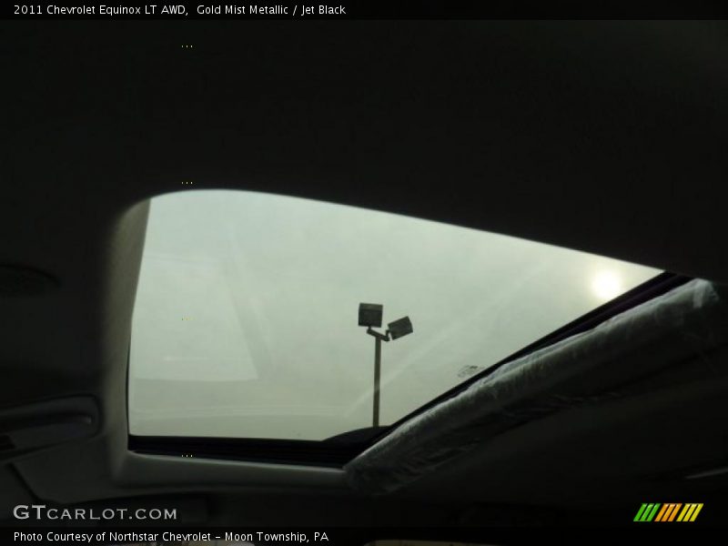 Gold Mist Metallic / Jet Black 2011 Chevrolet Equinox LT AWD
