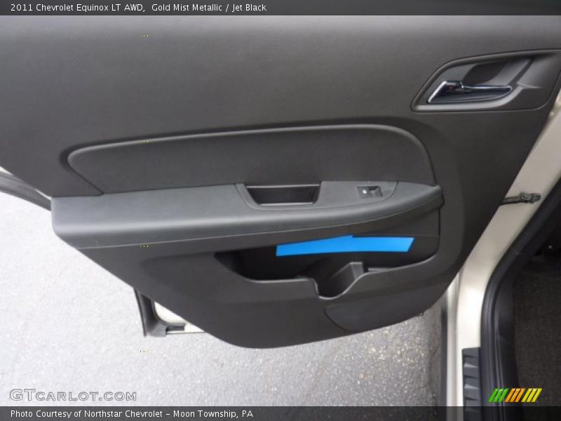 Gold Mist Metallic / Jet Black 2011 Chevrolet Equinox LT AWD