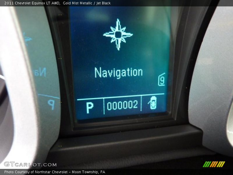 Gold Mist Metallic / Jet Black 2011 Chevrolet Equinox LT AWD
