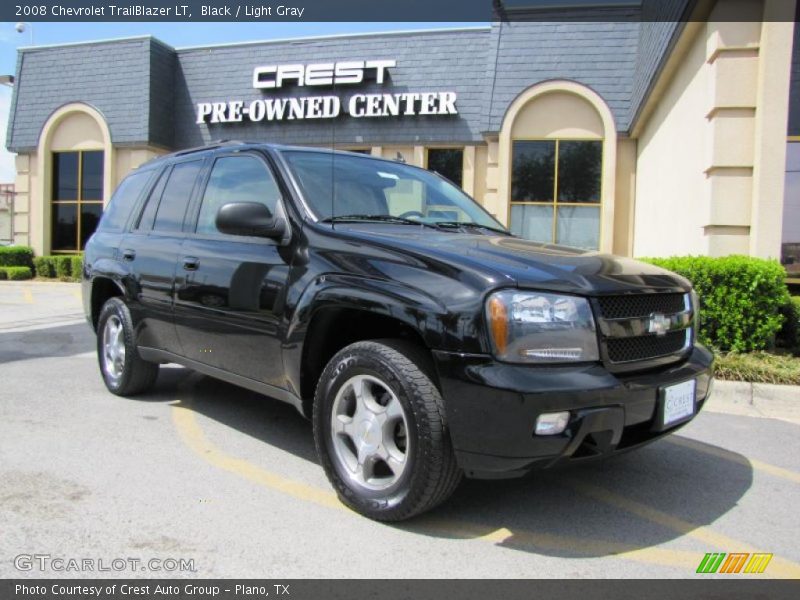 Black / Light Gray 2008 Chevrolet TrailBlazer LT