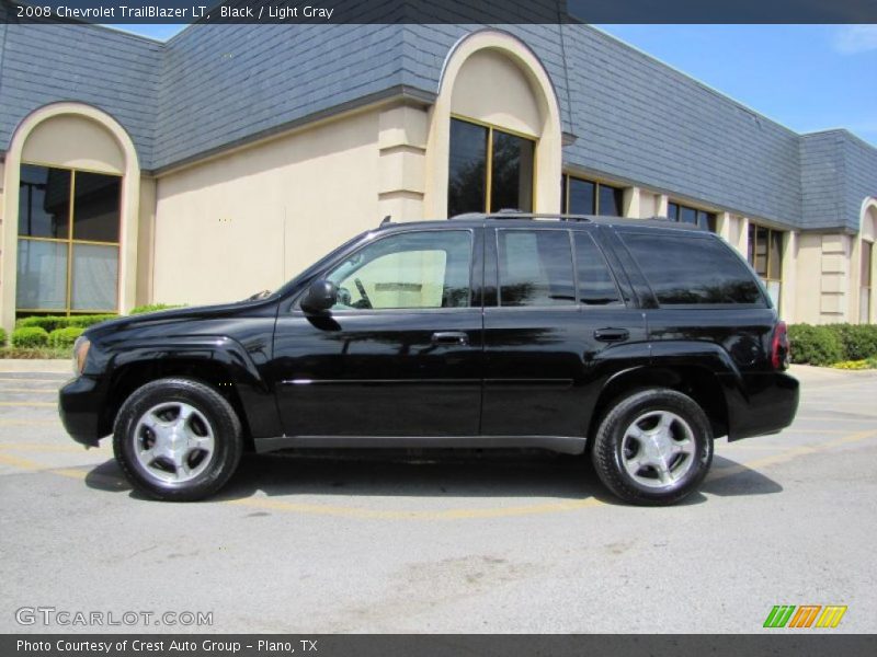 Black / Light Gray 2008 Chevrolet TrailBlazer LT