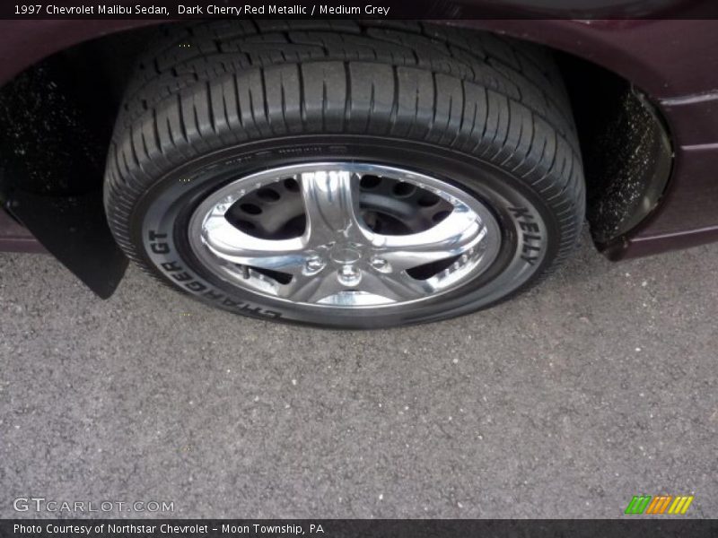 Dark Cherry Red Metallic / Medium Grey 1997 Chevrolet Malibu Sedan