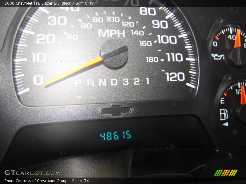 Black / Light Gray 2008 Chevrolet TrailBlazer LT
