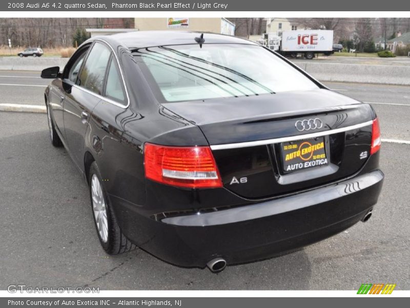 Phantom Black Pearl Effect / Light Grey 2008 Audi A6 4.2 quattro Sedan