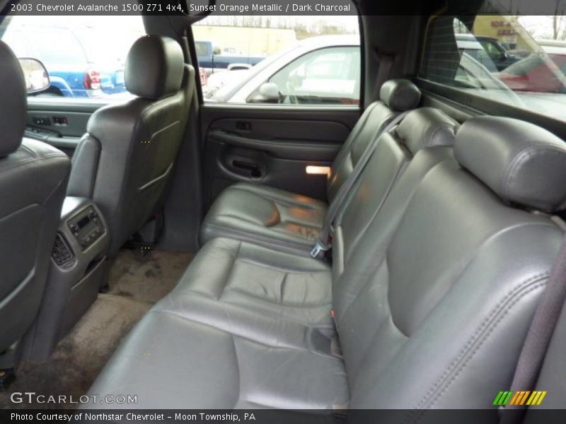 Sunset Orange Metallic / Dark Charcoal 2003 Chevrolet Avalanche 1500 Z71 4x4