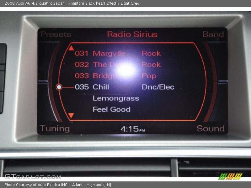 Phantom Black Pearl Effect / Light Grey 2008 Audi A6 4.2 quattro Sedan