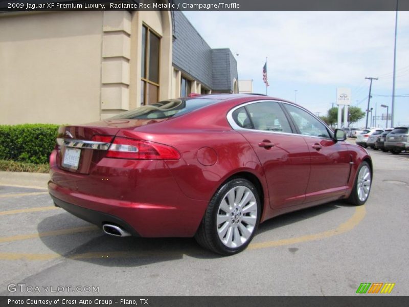 Radiance Red Metallic / Champagne/Truffle 2009 Jaguar XF Premium Luxury