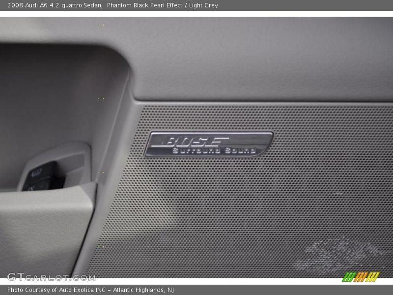 Phantom Black Pearl Effect / Light Grey 2008 Audi A6 4.2 quattro Sedan