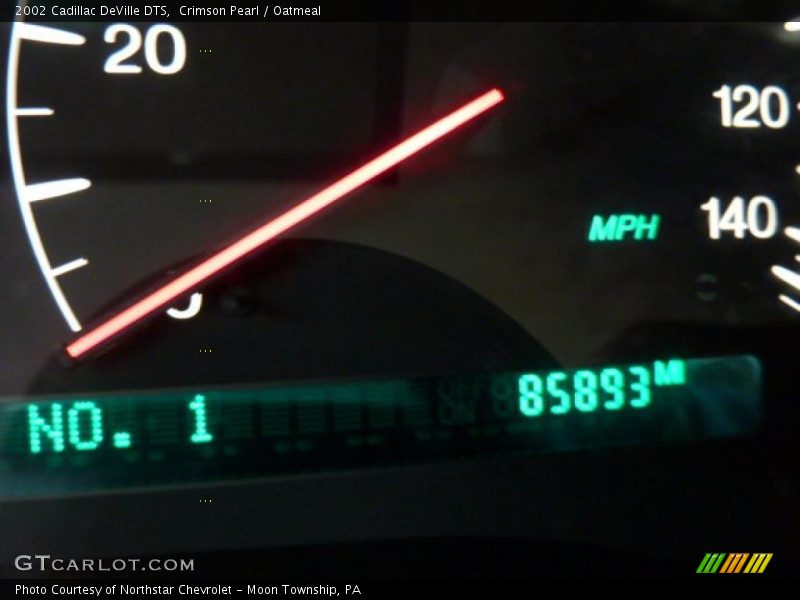 Crimson Pearl / Oatmeal 2002 Cadillac DeVille DTS