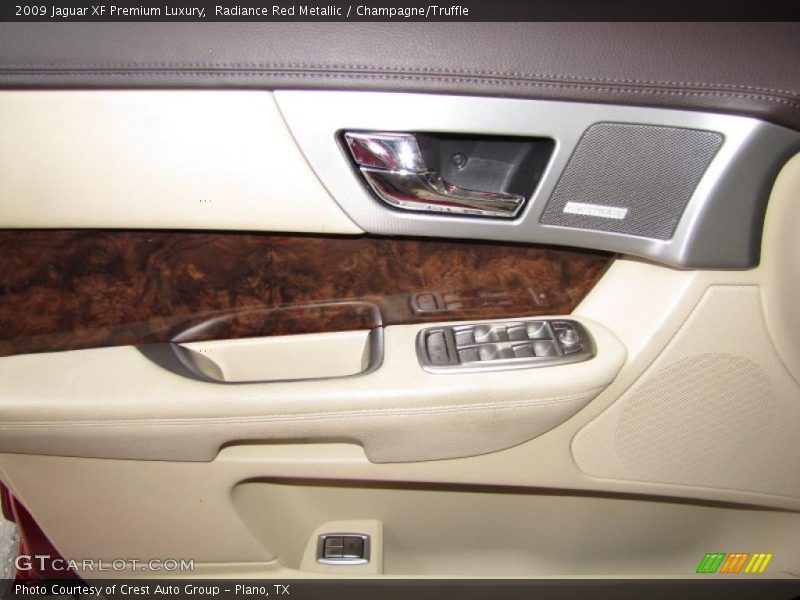 Radiance Red Metallic / Champagne/Truffle 2009 Jaguar XF Premium Luxury