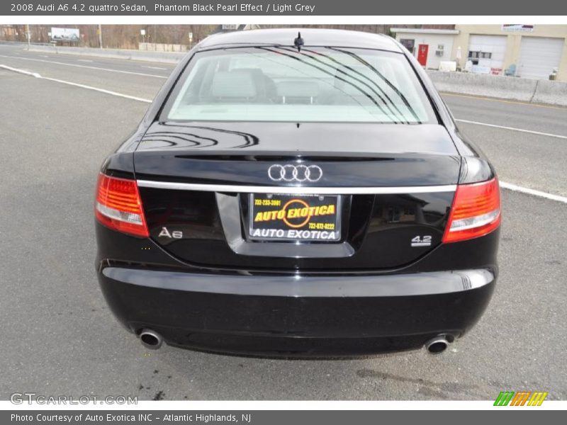 Phantom Black Pearl Effect / Light Grey 2008 Audi A6 4.2 quattro Sedan