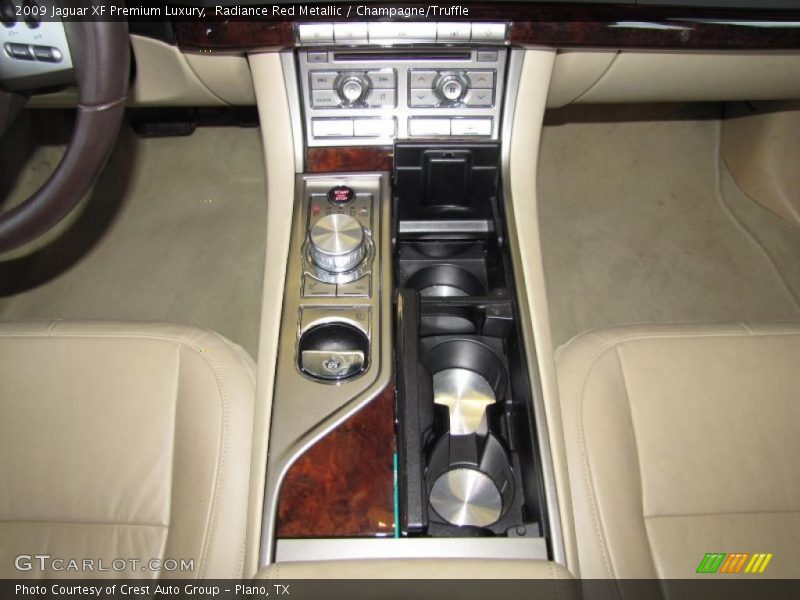 Radiance Red Metallic / Champagne/Truffle 2009 Jaguar XF Premium Luxury