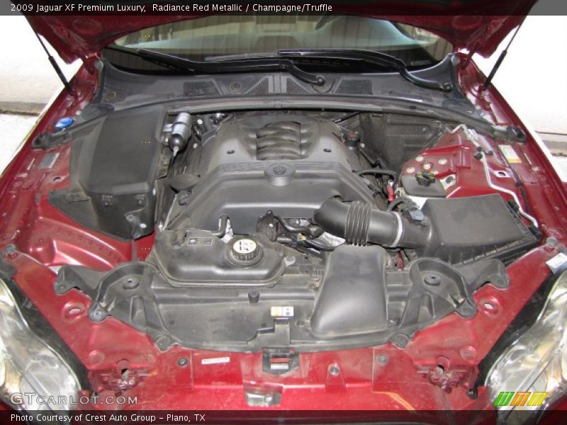 Radiance Red Metallic / Champagne/Truffle 2009 Jaguar XF Premium Luxury