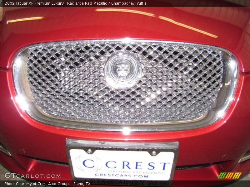 Radiance Red Metallic / Champagne/Truffle 2009 Jaguar XF Premium Luxury