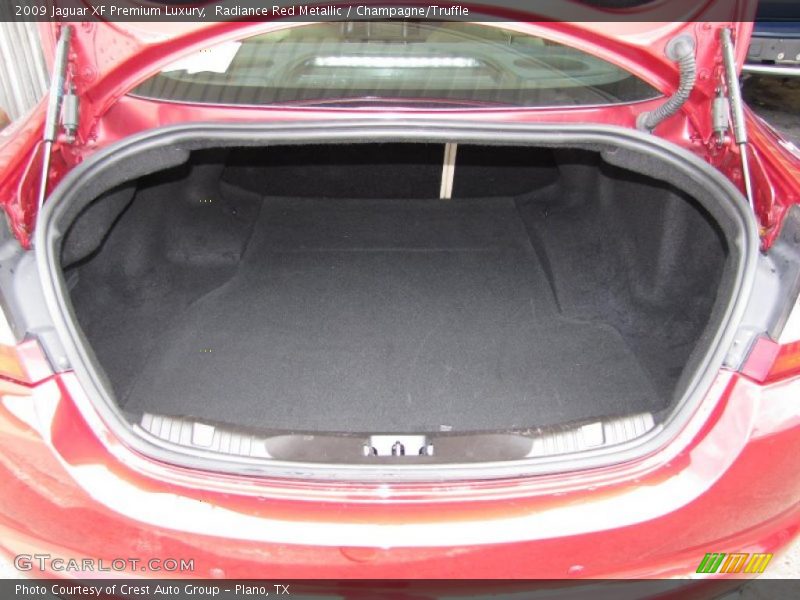 Radiance Red Metallic / Champagne/Truffle 2009 Jaguar XF Premium Luxury