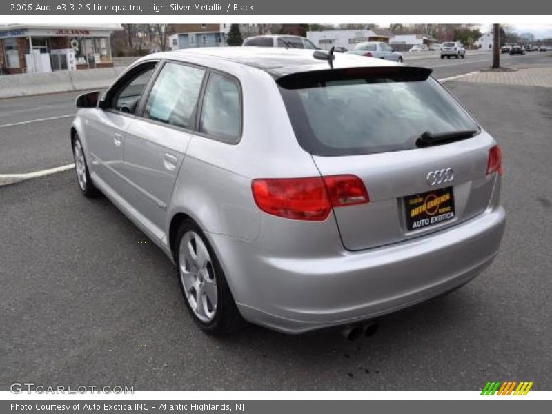 Light Silver Metallic / Black 2006 Audi A3 3.2 S Line quattro