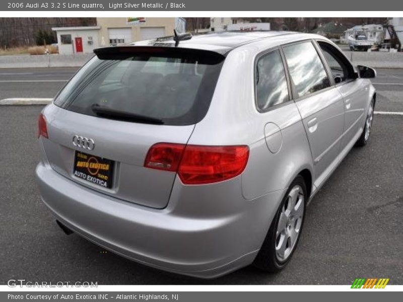 Light Silver Metallic / Black 2006 Audi A3 3.2 S Line quattro