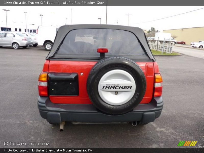  1999 Tracker Soft Top 4x4 Wildfire Red