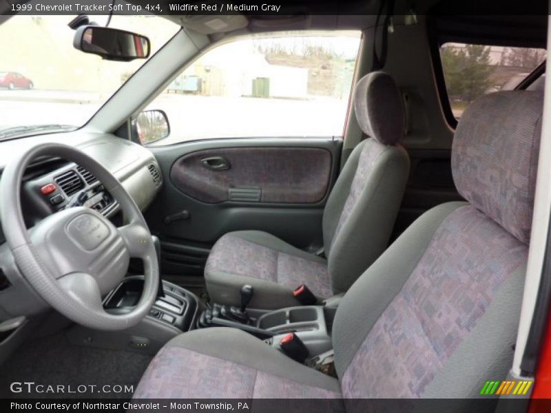  1999 Tracker Soft Top 4x4 Medium Gray Interior