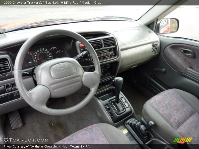 Medium Gray Interior - 1999 Tracker Soft Top 4x4 
