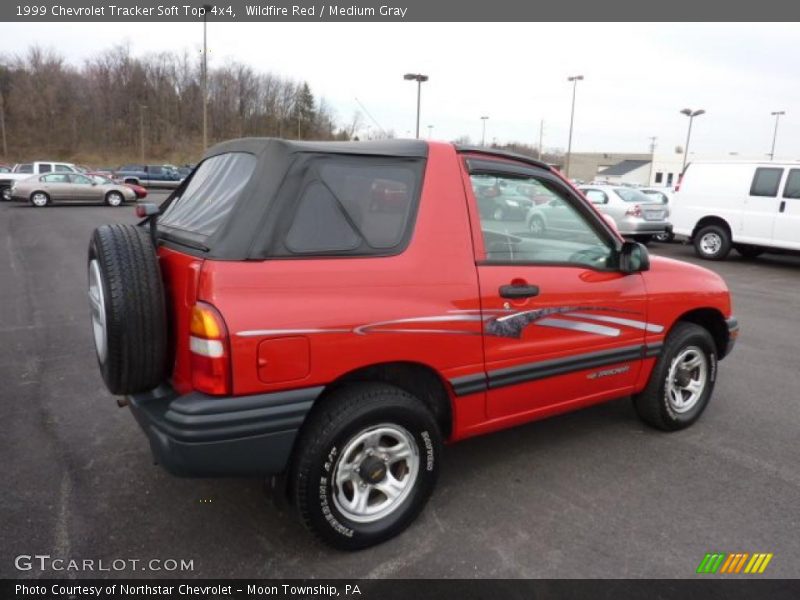  1999 Tracker Soft Top 4x4 Wildfire Red