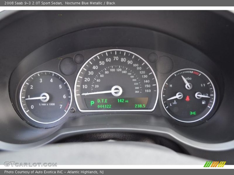  2008 9-3 2.0T Sport Sedan 2.0T Sport Sedan Gauges