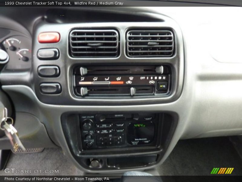 Controls of 1999 Tracker Soft Top 4x4