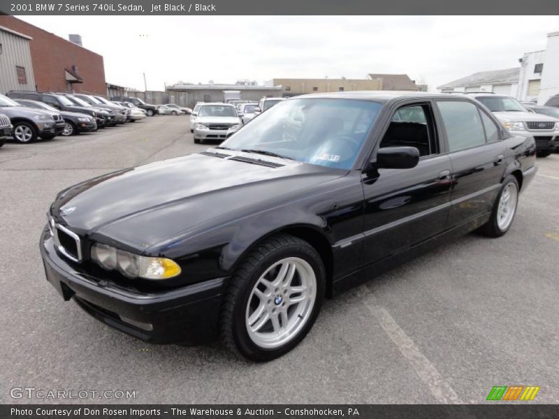 Jet Black / Black 2001 BMW 7 Series 740iL Sedan