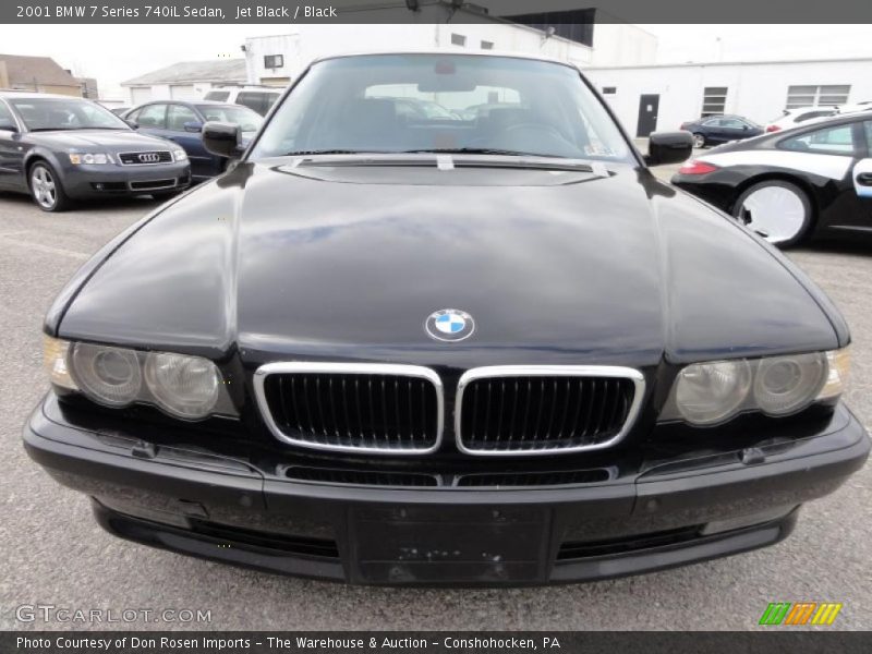 Jet Black / Black 2001 BMW 7 Series 740iL Sedan