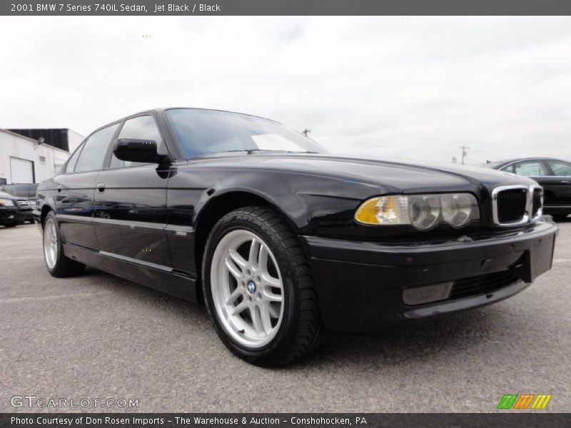 Jet Black / Black 2001 BMW 7 Series 740iL Sedan