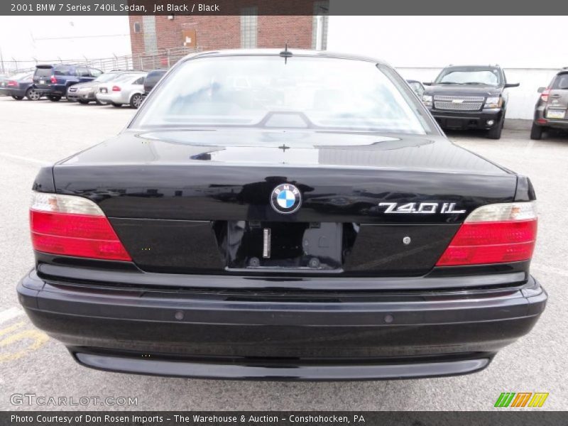 Jet Black / Black 2001 BMW 7 Series 740iL Sedan