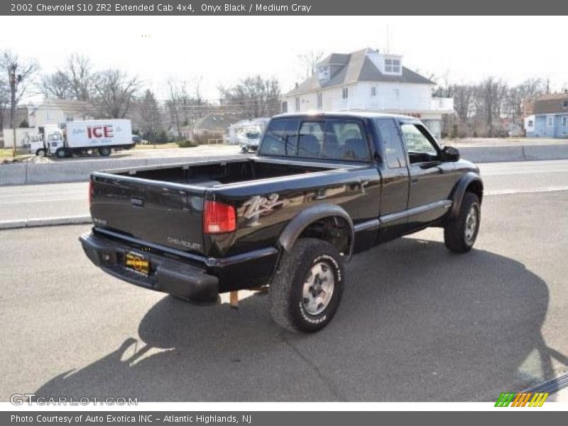 Onyx Black / Medium Gray 2002 Chevrolet S10 ZR2 Extended Cab 4x4