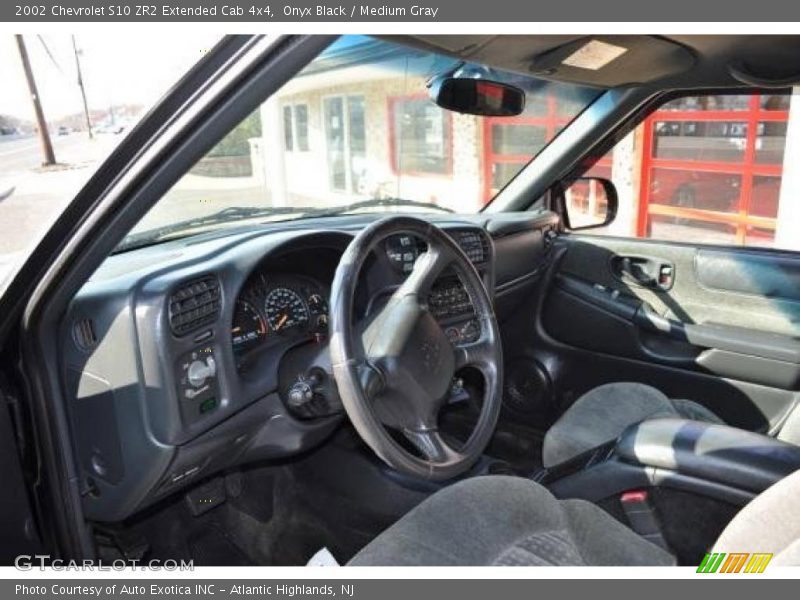 Onyx Black / Medium Gray 2002 Chevrolet S10 ZR2 Extended Cab 4x4