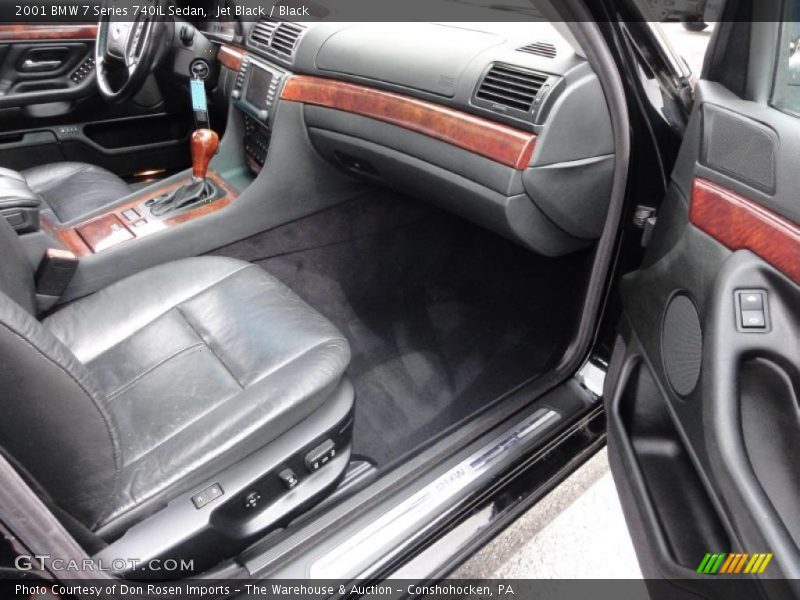 Jet Black / Black 2001 BMW 7 Series 740iL Sedan