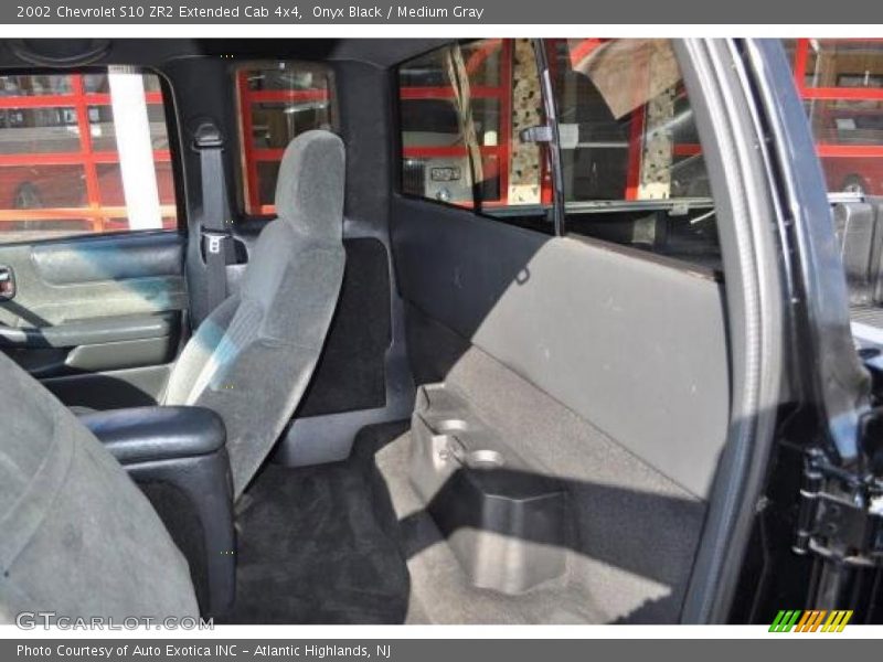 Onyx Black / Medium Gray 2002 Chevrolet S10 ZR2 Extended Cab 4x4